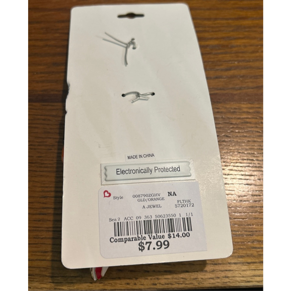 Women's Celebrity Pink One Size Sports Bag Bling Keychain Orange Black - Picture 2 of 3